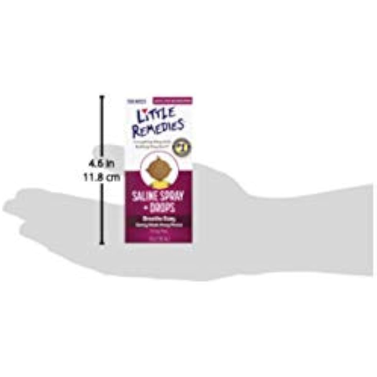 little remedies saline nasal spray and drops for newborns, 1 fl oz, pediatrician-recommended, no alcohol, drug-free