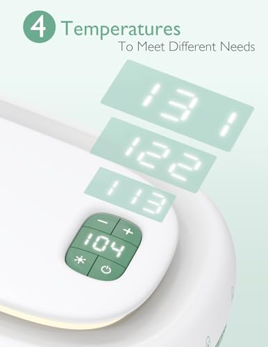 Momcozy baby wipe warmer with large capacity, spring design, fast heating, and night light