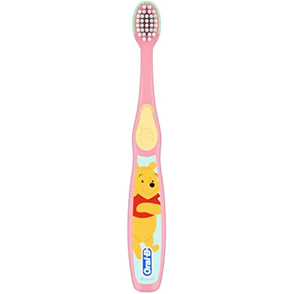 oral-b baby toothbrush pooh 0-3 years baby soft bristles manual 1 count