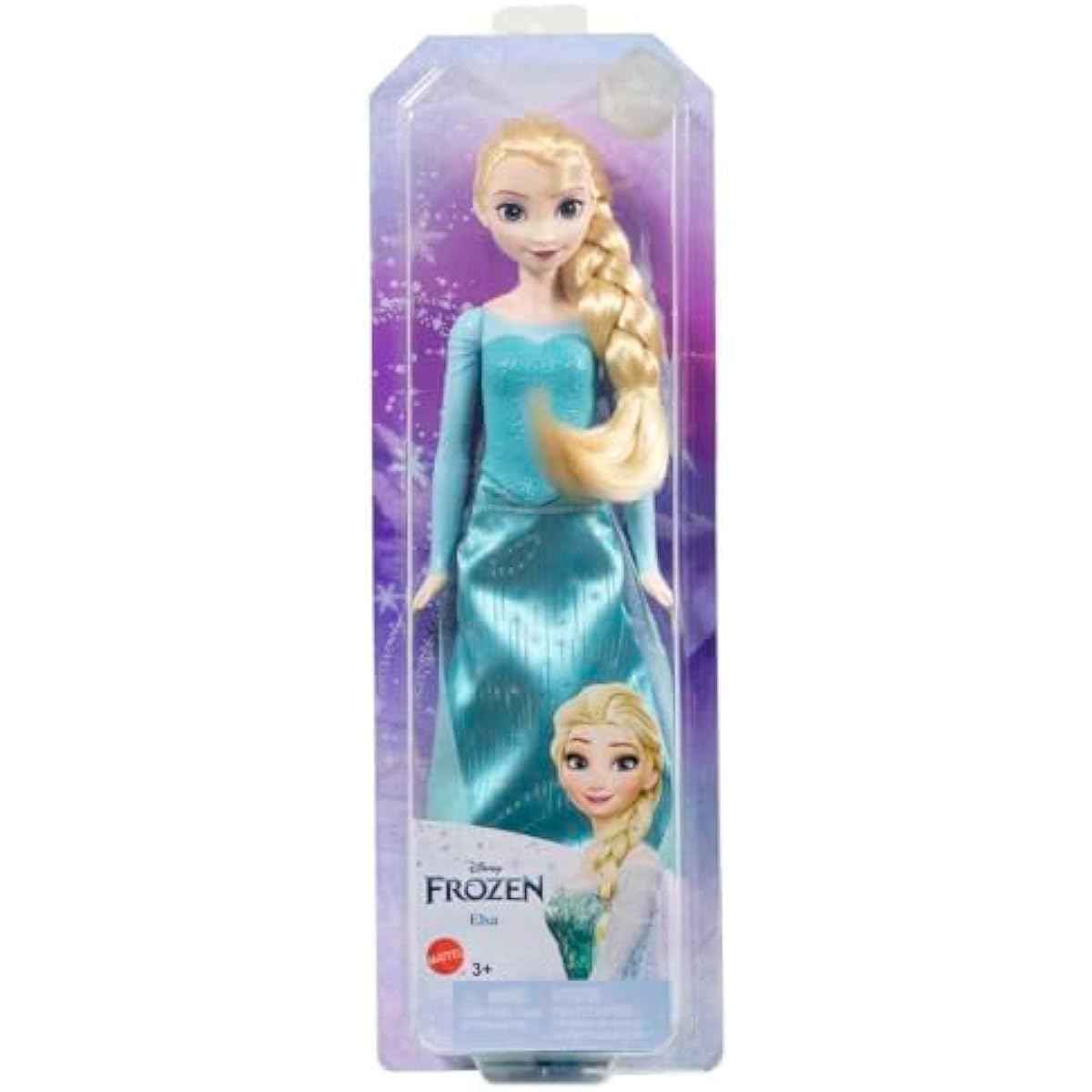 Mattel Disney Princess Dolls, Elsa Posable Fashion Doll with Signature Clothing and Accessories, Disney's Frozen Movie Toys