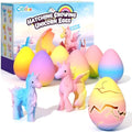 Coodoo Unicorn Hatching Rainbow Eggs for Kids - 6 Pack Unicorn Toys Craft Kits for Boys & Girls, Birthday Easter Basket Stuffers Crafts Gift for Kids 3+ Year Old - Girl Gifts for Ages 3 4 5 6 7 8