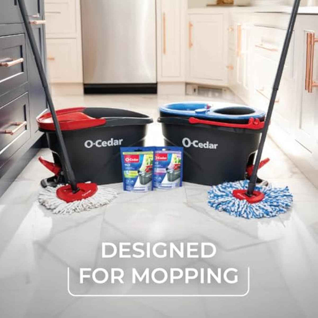 O-Cedar PACS Hard Floor Cleaner, Crisp Citrus Scent 10 Count (1-Pack) | Made with Naturally-Derived Ingredients | Safe to Use on All Hard Floors | Perfect for Mop Buckets