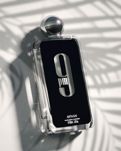Afnan 9 PM for Men Eau De Parfum, 3.4 fl oz, bold, provocative, masculine, sensual