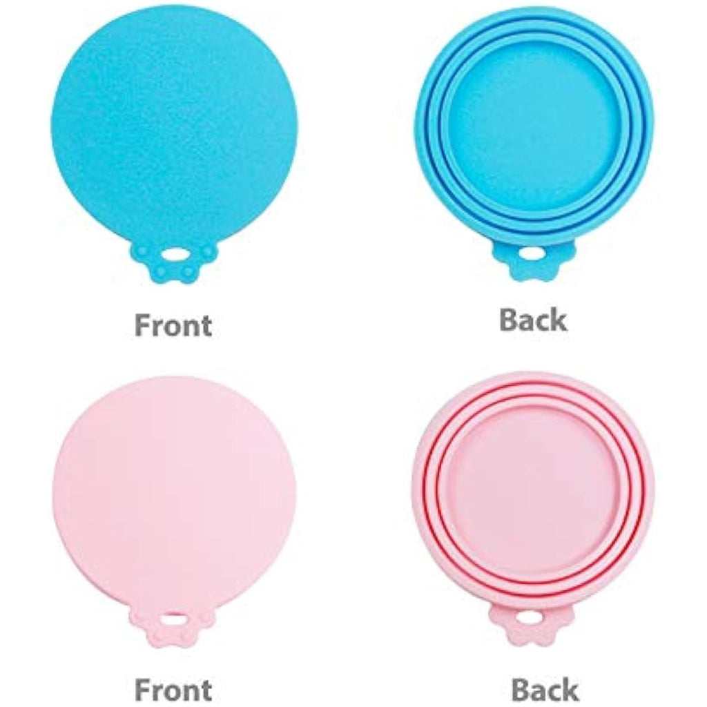 6 packs Pet Food Can Lids, Food Safe BPA-Free & Dishwasher Safe, Can Covers Most Standard Size Dog and Cat Can Tops