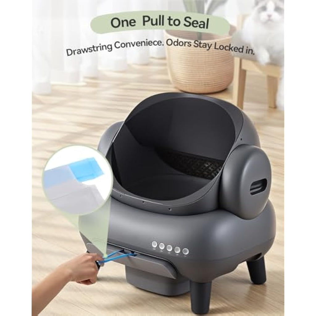petpivot autoscooper 11 neakasam1 open-top self-cleaning cat litter box replacement unscented leak-proof trash bags