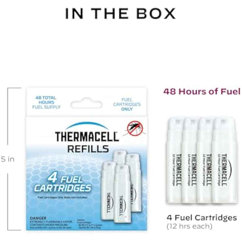 Thermacell Mosquito Repellent Refills; Compatible with Any Fuel-Powered Thermacell Repeller; Highly Effective, Long Lasting, No Spray or Mess; 15 Foot Zone of Mosquito Protection