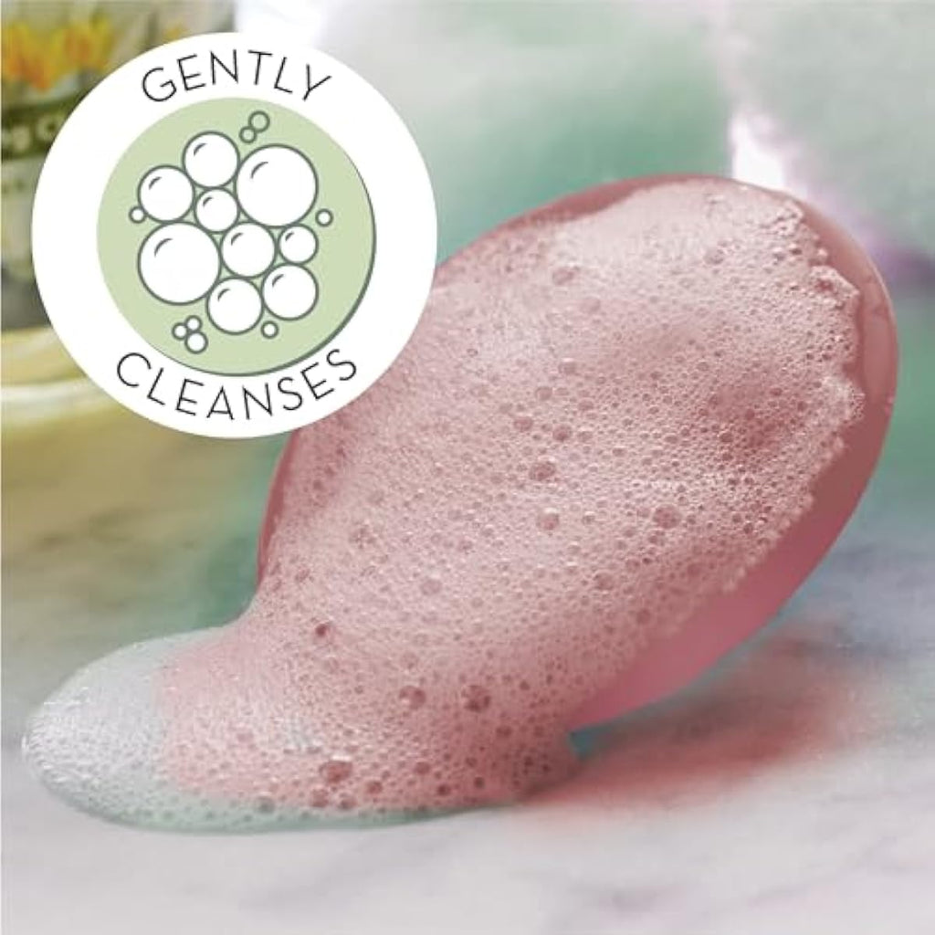 S&T INC. 2-inch silicone exfoliating and massaging cradle cap bath brushes, 2 pack, pink