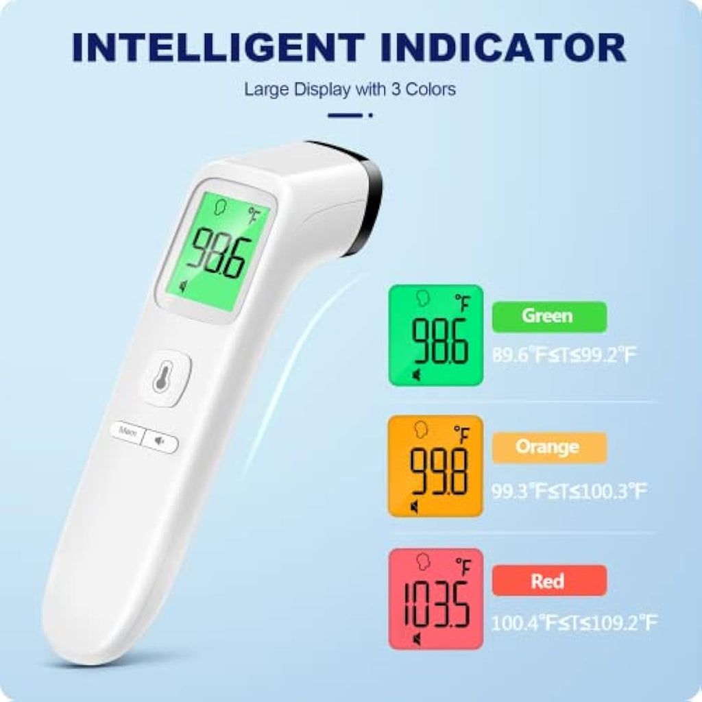 GoodBaby non-contact thermometer for adults and kids, accurate digital baby thermometer with fever alarm and silent mode