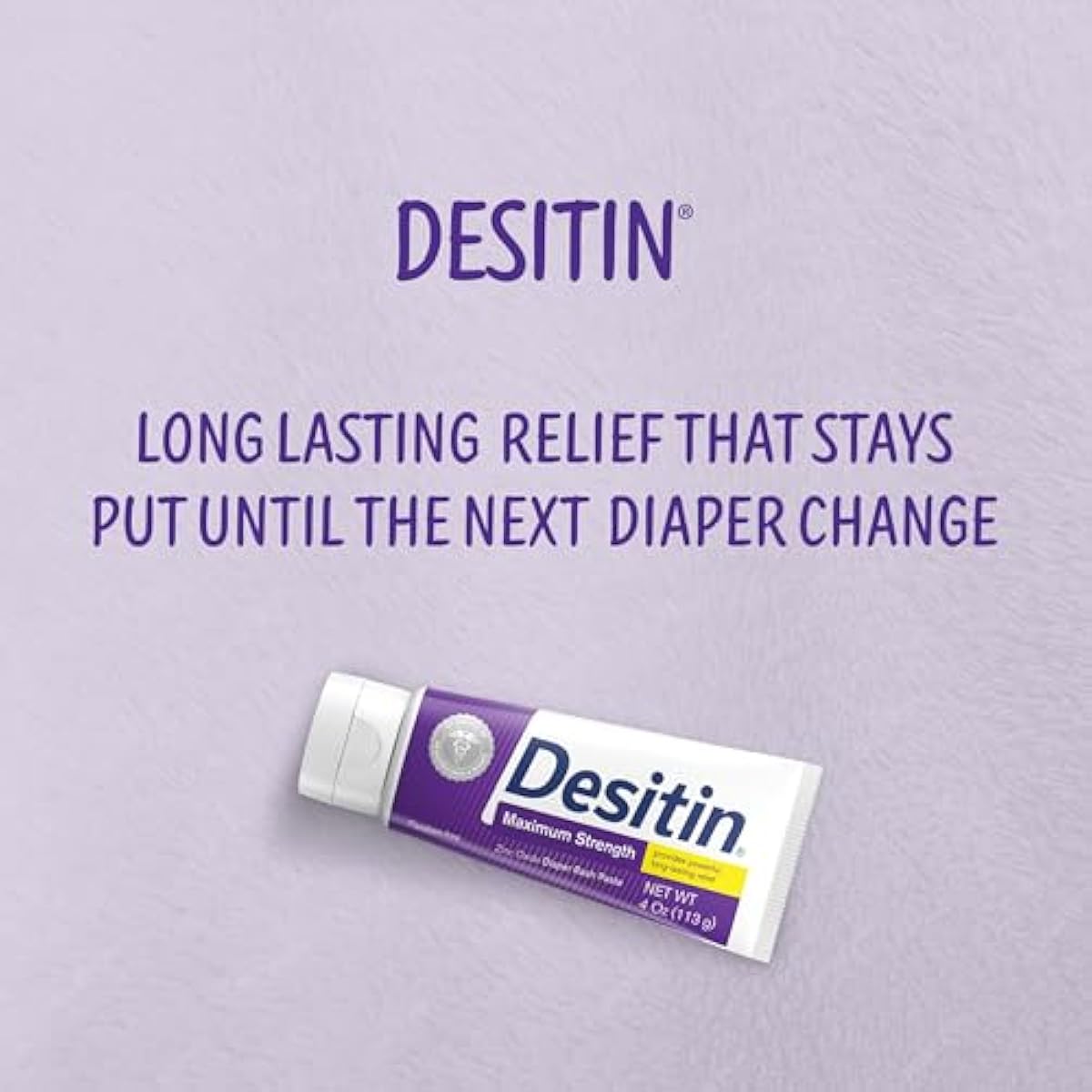 desitin maximum strength baby diaper rash cream 40% zinc oxide 4.8 oz tube hypoallergenic