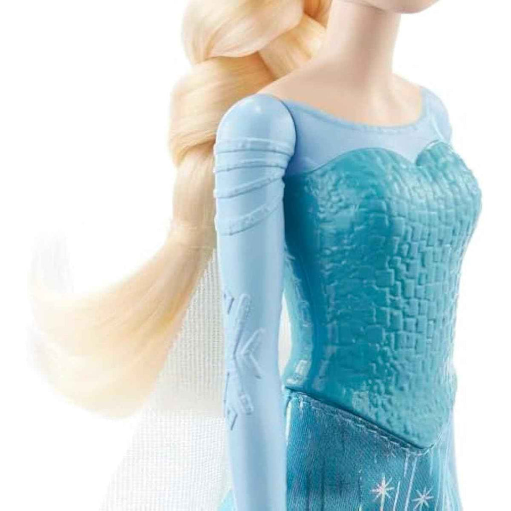 Mattel Disney Elsa posable fashion doll with signature clothing and accessories, Frozen movie toys, 12-inch tall