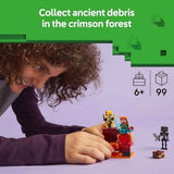 LEGO Minecraft The Nether Lava Battle Toy and Playset - Building Minecraft Toy for Kids, Ages 6+ - Alex, Wither Skeleton, Blaze and Strider Figures for Pretend Play - Gift Idea for Birthdays - 21266