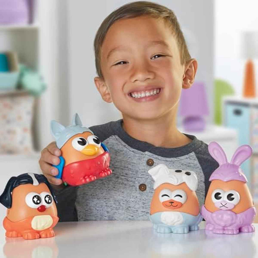 Potato Head Pet-Tato Tots, Pet-Themed Set with 31 Parts and Pieces Plus Rolling Carry Case, Toddler and Preschool Toys for Girls and Boys 2 and Up (Amazon Exclusive)