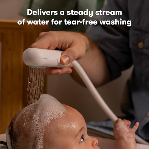 frida baby control the flow bathtub sprayer attachment with scalp massager for baby bathtub and shower