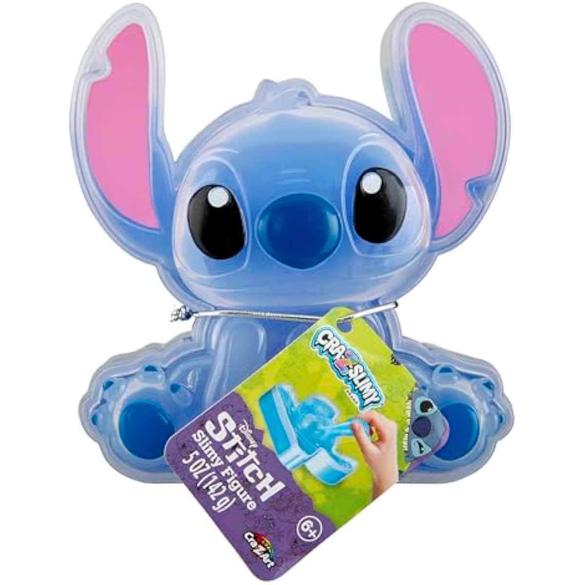 Cra-Z-Slimy Stitch Slime Toy - Glossy, Stretchy, Super Soft, Smooth Blue Stitch Slime for Kids, Ages 6 and Up