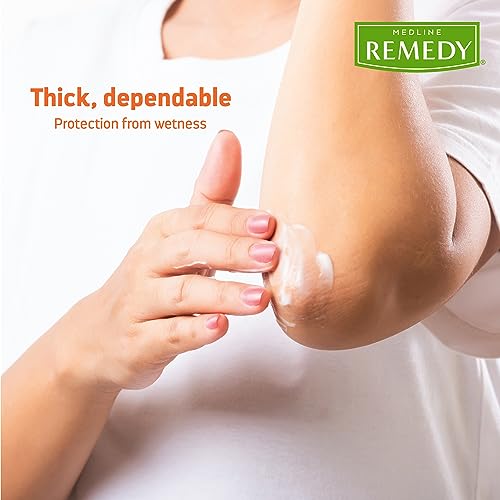 Medline Remedy Essentials Zinc Oxide Unscented Skin Protectant 4 oz Tube, Barrier Incontinence Cream