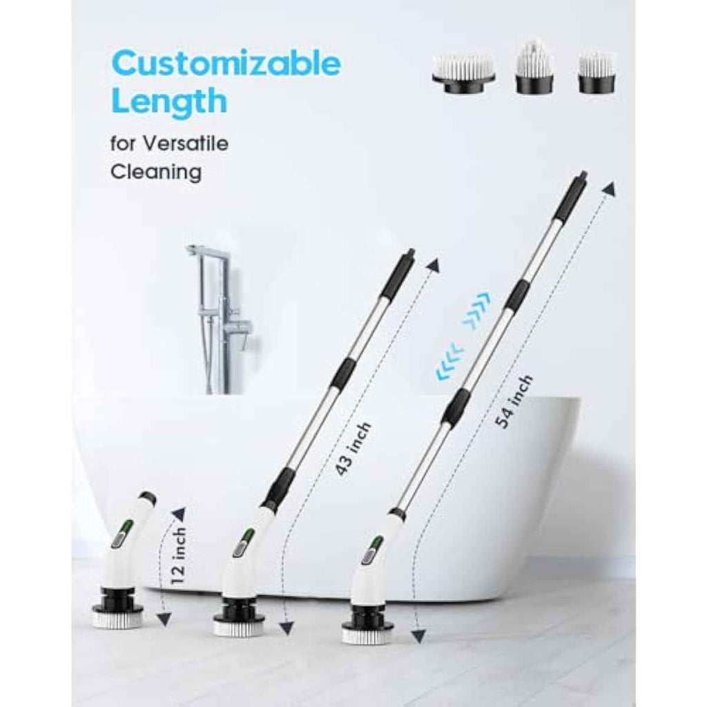Highyes Electric Spin Scrubber: Cordless Power for Effortless Bathroom Cleaning