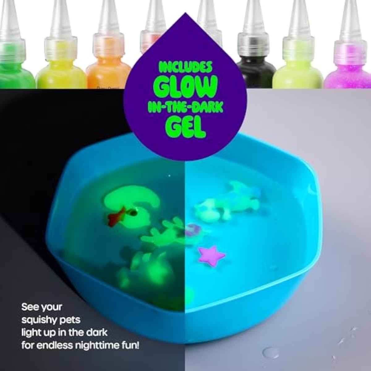 Dan&Darci Aqua Fairy Water Gel Kit for Kids, Magic Elf Toy Kit, DIY Squishy Maker Set for Boys & Girls