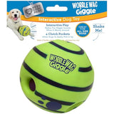 Wobble Wag Giggle Ball | Rolling Enrichment Toy for Fun Playtime, Interactive Play for Indoor or Outdoor, Keeps Dogs & Puppies Large, Medium or Small Busy & Moving, As Seen on TV | Pack of 1