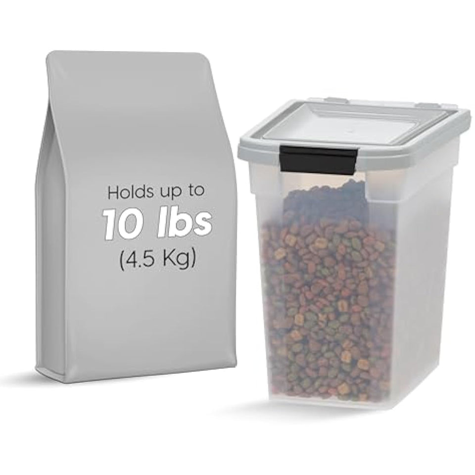 IRIS USA Airtight Pet Food Storage Container for Cats, Dogs, and Birds
