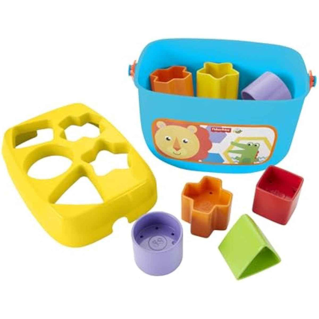 Fisher-Price Baby's First Blocks Set of 10 Shapes for Sorting Play for Infants Ages 6+ Months