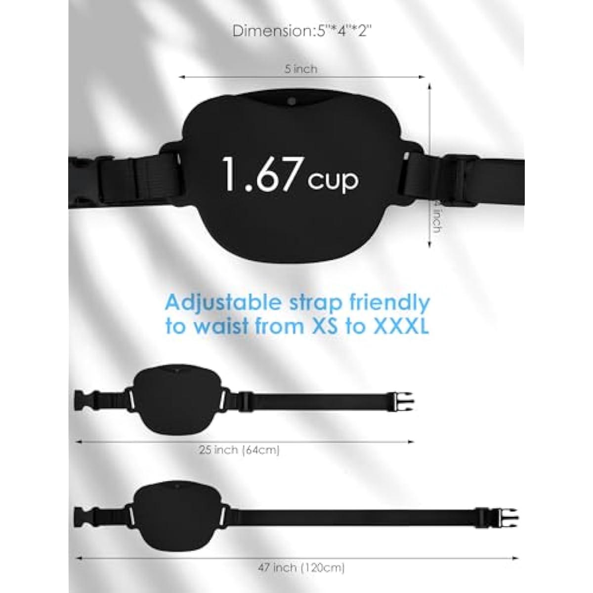 black dog treat pouch with training clicker, 1.67 cup silicone treat bag fanny pack, magnetic closure, waist belt for pet training walking
