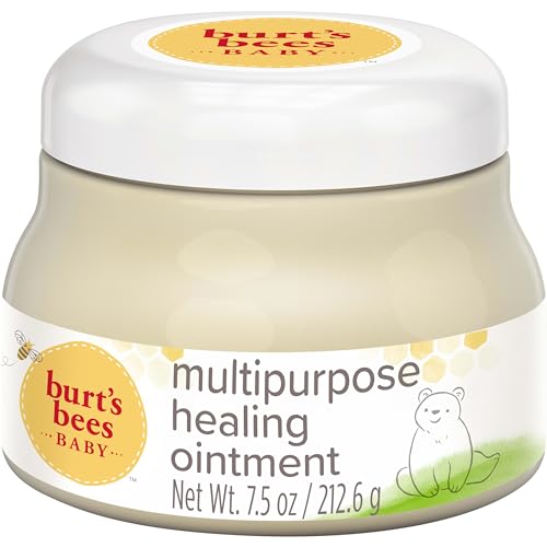 burt's bees 100% natural origin multipurpose healing ointment 7.5 ounce tub for face and body baby care