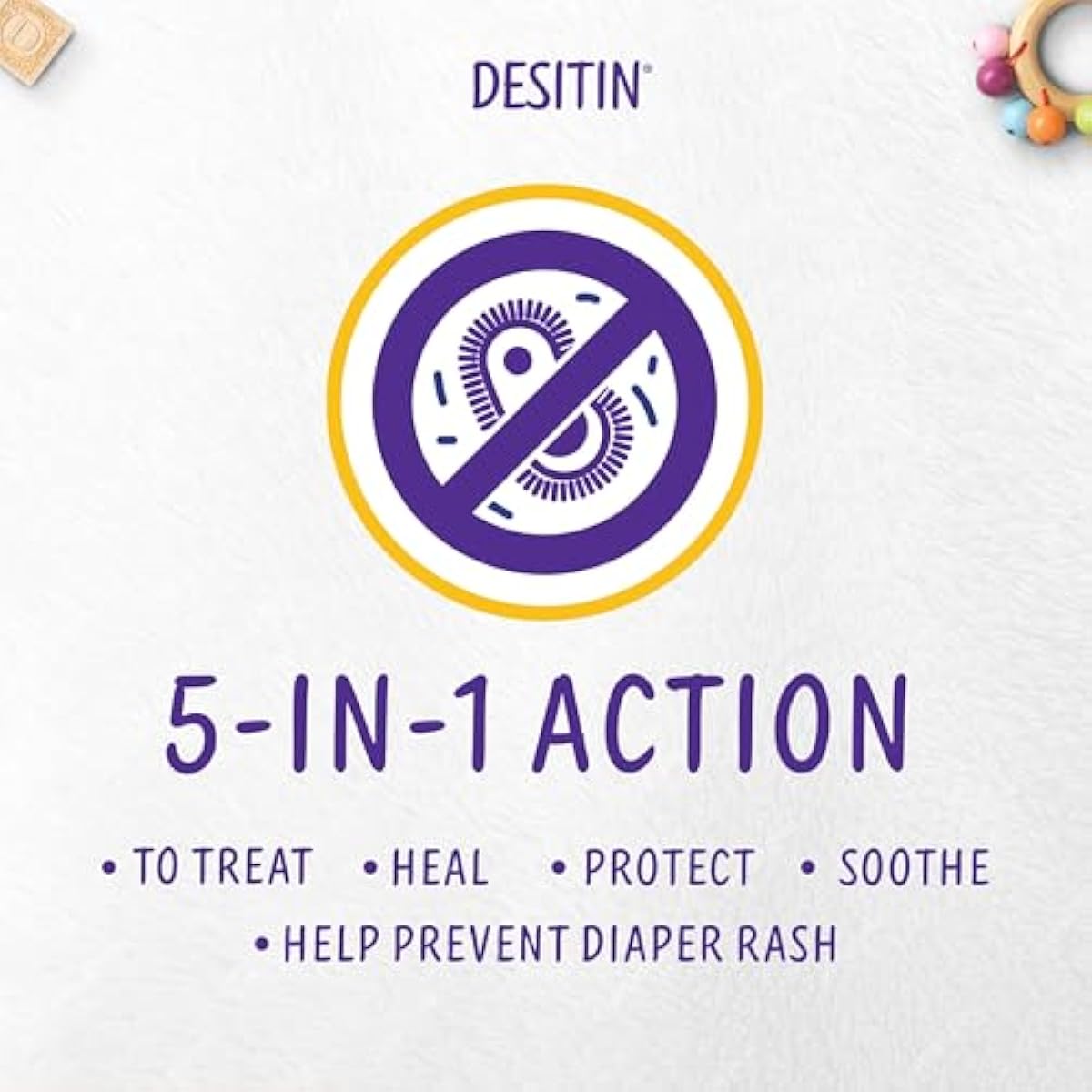 desitin maximum strength baby diaper rash cream 40% zinc oxide 4.8 oz tube hypoallergenic