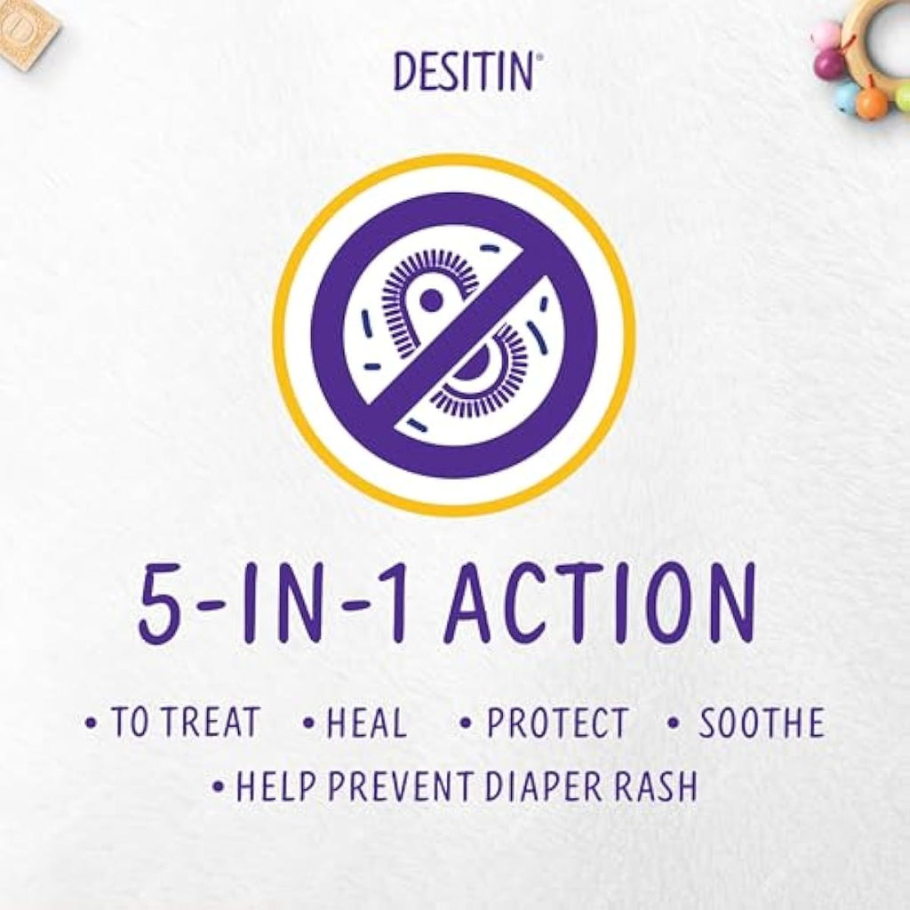 desitin maximum strength baby diaper rash cream 40% zinc oxide 4.8 oz tube hypoallergenic