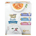 Purina Fancy Feast Lickable Wet Cat Food Broth Complement Classics Collection Variety Pack - 1.4oz Pouches