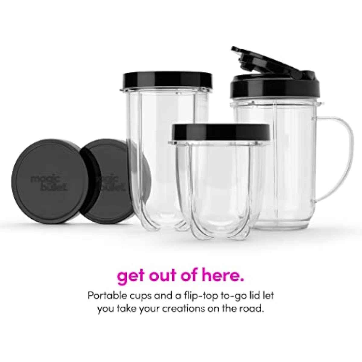Magic Bullet Blender 11-Piece Set, Silver, Hi-Speed, Compact Kitchen Food Processor