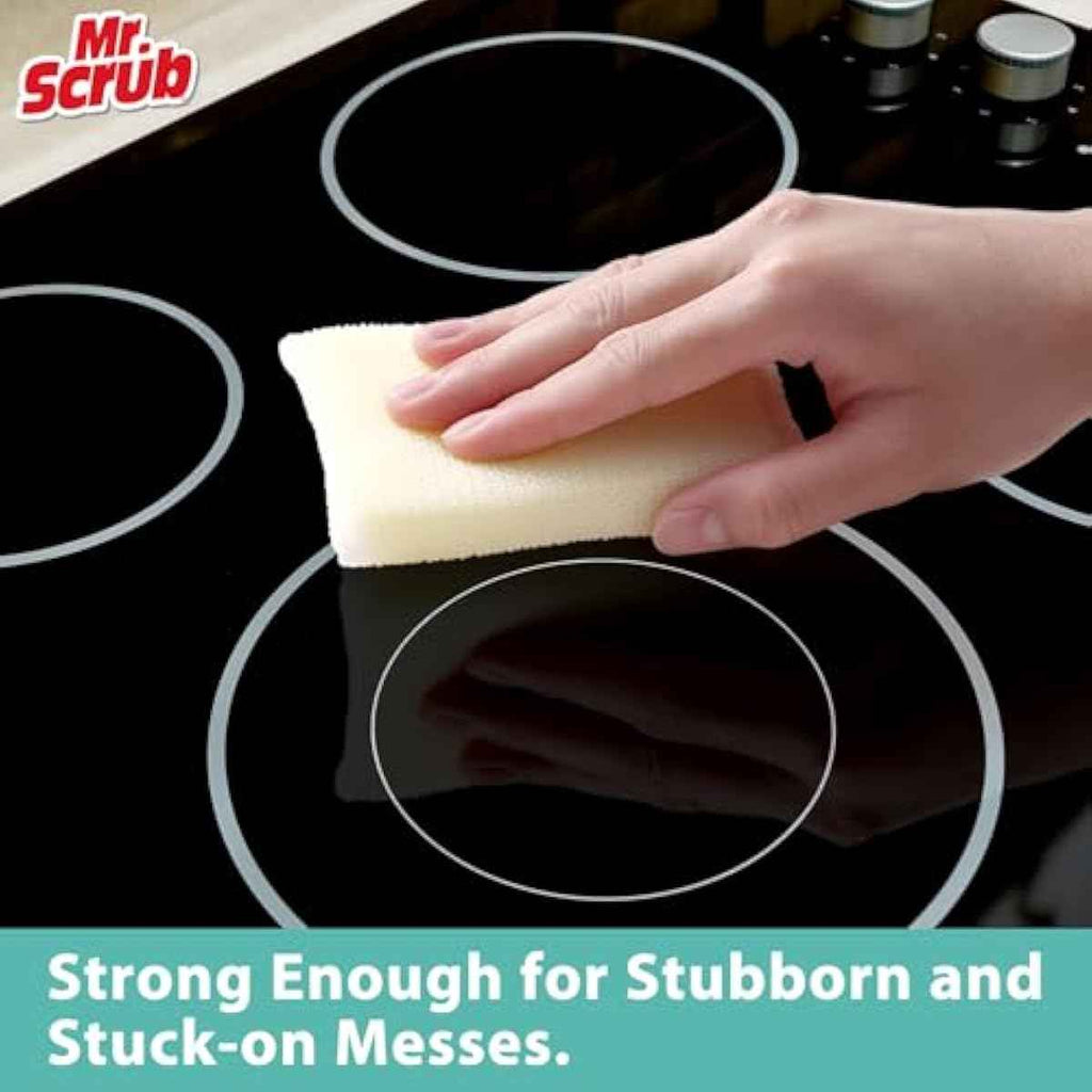 Yellow Premium Non-Scratch All-Purpose Sponges, 12 Dish Scrubbers for Kitchen, Bathroom