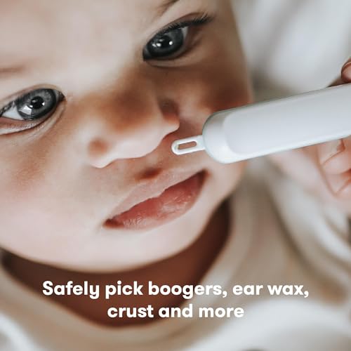 Frida Baby 3-in-1 Nose, Nail + Ear Picker by Frida Baby the Makers of NoseFrida the SnotSucker, Safely Clean Baby's Boogers, Ear Wax & More