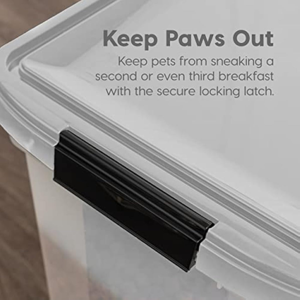 IRIS USA Airtight Pet Food Storage Container for Cats, Dogs, and Birds