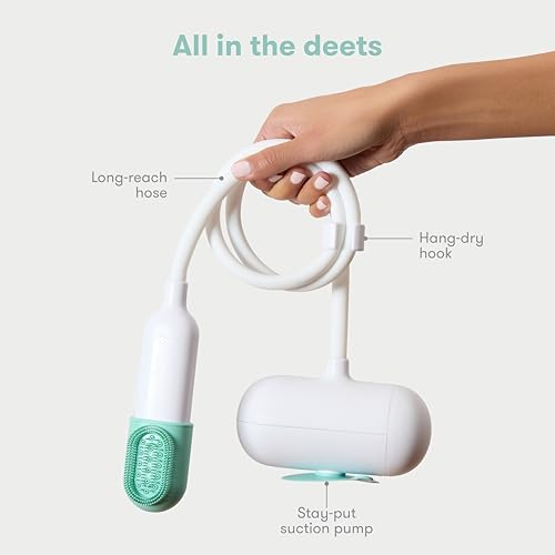 frida baby control the flow bathtub sprayer attachment with scalp massager for baby bathtub and shower