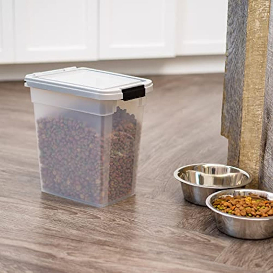 IRIS USA Airtight Pet Food Storage Container for Cats, Dogs, and Birds