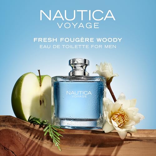 Nautica Voyage Eau De Toilette, 3.3Fl oz, Fresh, Romantic Cologne for Men, Day Wear