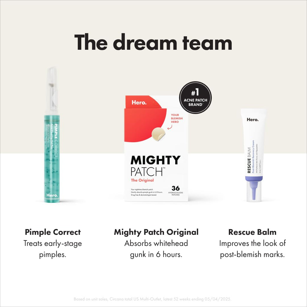 hero cosmetics mighty patch original acne pimple patches face 36 count