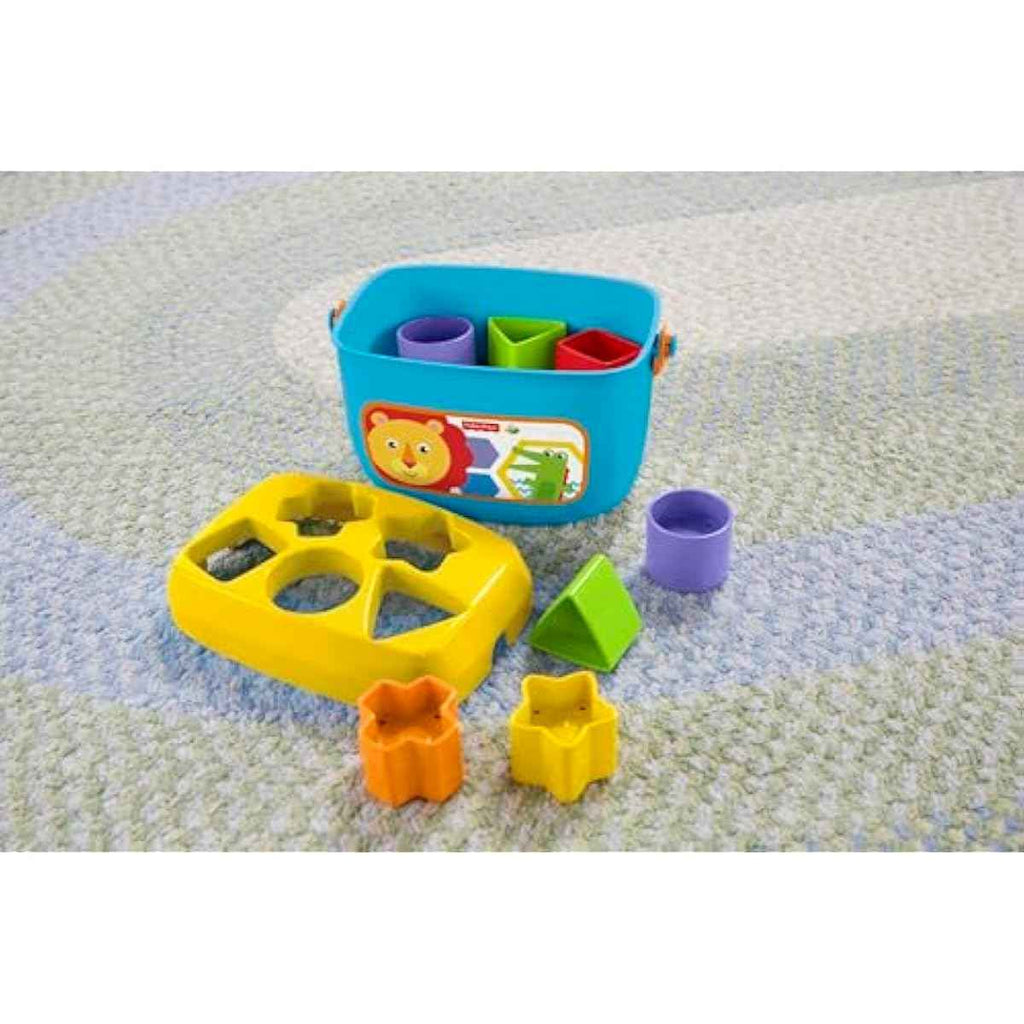 Fisher-Price Baby's First Blocks Set of 10 Shapes for Sorting Play for Infants Ages 6+ Months