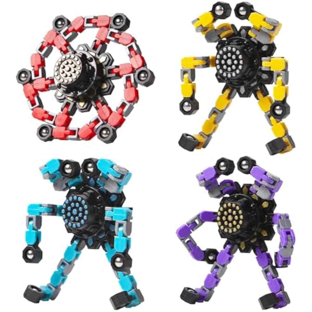 Valentines Day Gifts Gokeey 4pc Fidget Spinners for Kids and Adults Stress Relief Sensory Toys