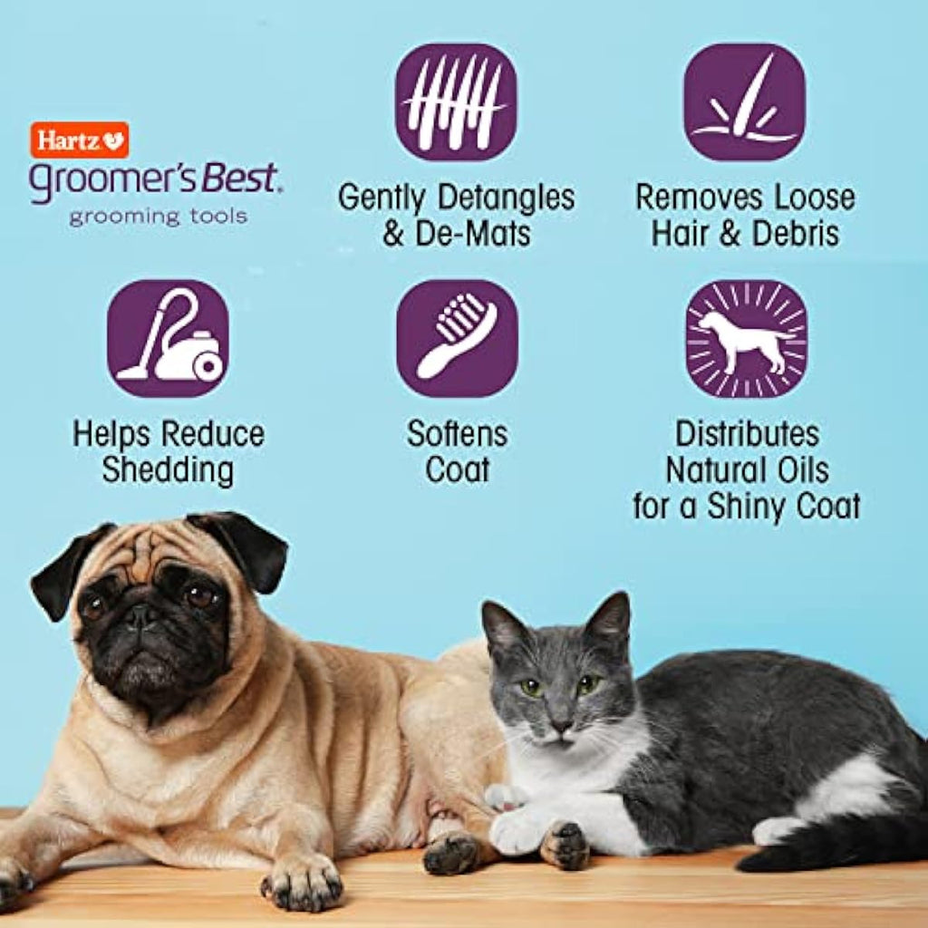Hartz Groomer's Best Combo Dog Brush, Multi-Colored