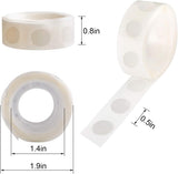 1000pcs Glue Point Clear Balloon Glue Removable Adhesive Dots Double Sided Dots of Glue Tape for Balloons Craft Glue Points Dots Sticky Dots or Wedding Decoration
