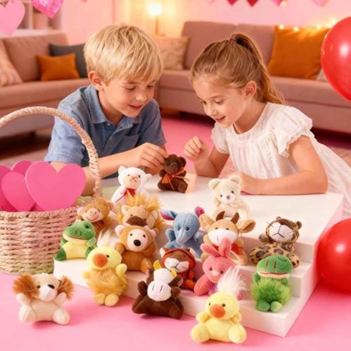 Joyin 24 Pack Mini Animal Plush Toys, 3