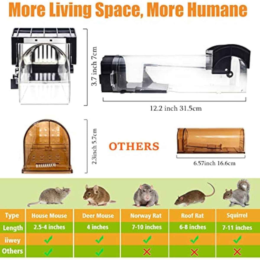 humane-mouse-traps-no-kill-rat-live-traps-for-chipmunks-12-inch-enlarged-catch-and-release