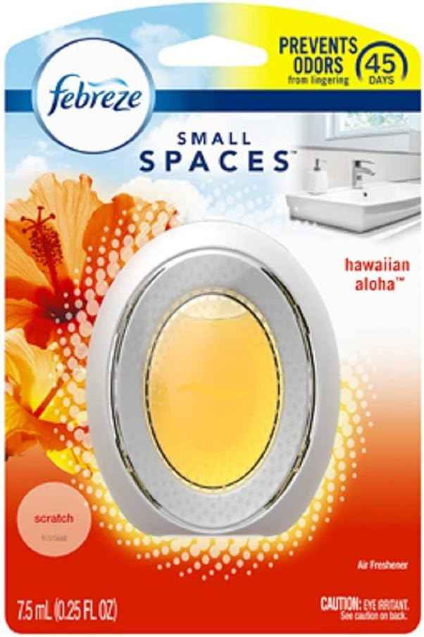 Febreze Bathroom Air Freshener, Odor-Fighting, Plug In Alternative, Air Fresheners for Home, Bathroom, & Kitchen, Closet Air Fresheners, Pet & Litter Box Odor Fighter, Refresh & Energize Scent, 4ct