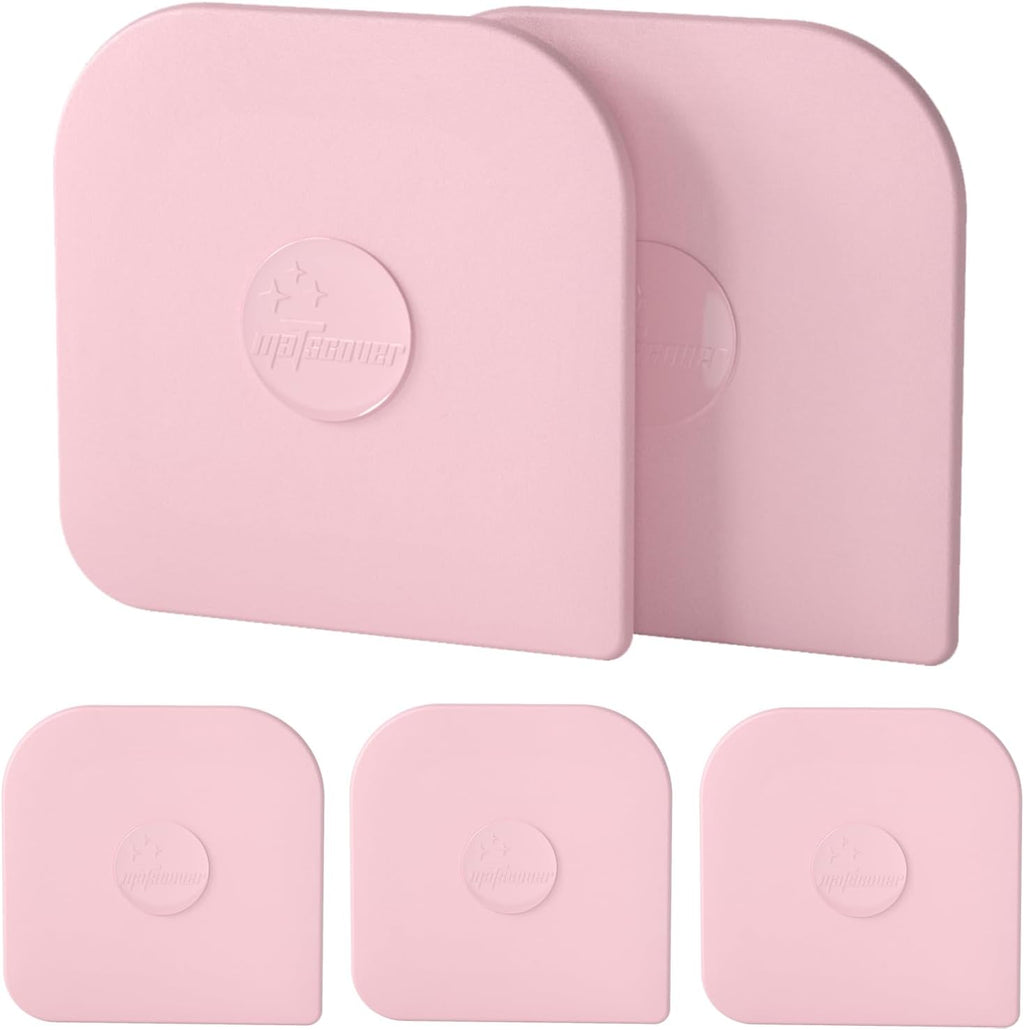 plastic pot scrapers 5-piece set for cast iron pots pans