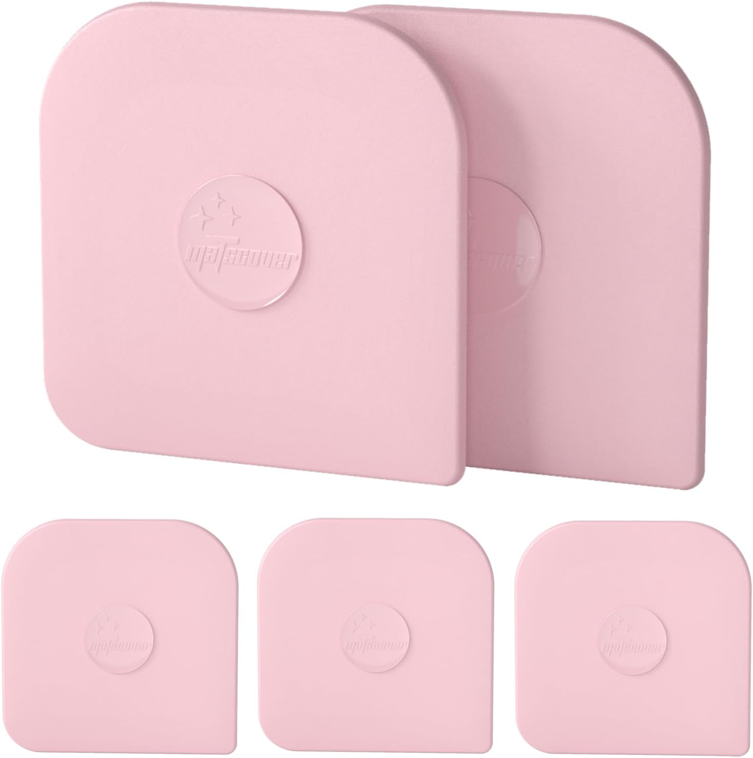 plastic pot scrapers 5-piece set for cast iron pots pans