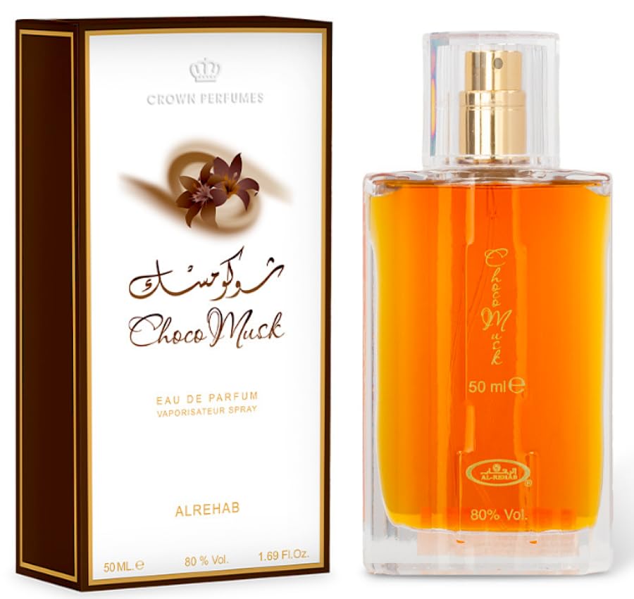 al-rehab choco musk eau de parfum spray 1.65oz/50ml for women