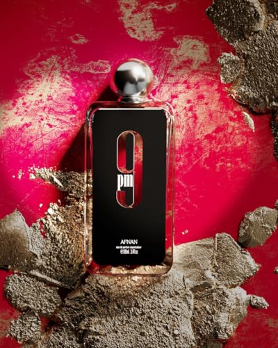 Afnan 9 PM for Men Eau De Parfum, 3.4 fl oz, bold, provocative, masculine, sensual