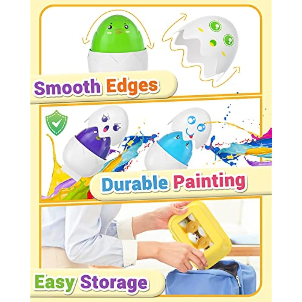 Yetonamr Easter Eggs Toys for Babies Boys Girls Kids, Toddler Easter Basket Stuffers Prefilled Easter Eggs with Toys Inside Filled Infant Montessori Toys Gifts for Toddlers Babies Boys
