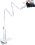 Lamicall phone mount, flexible long arm for bedside, desk, and headboard, fits 4-7" phones, iPhone 14 to 17 Pro Max